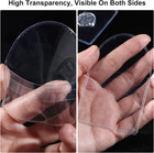 100 Pcs Single Pocket Coin Flips 2 X 2 Inch Individual Clear Cuttable Plastic   