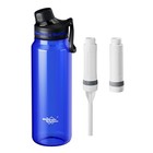 1060ml Water Filter Bottle  2 replaceable Filters For Daily Hydration Travel