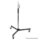 Flashpoint Steel Wheeled Roller Stand Folding Base  version 2   ls-rb-v2