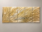 Large Abstract Metal Wall Art  Handmade Aluminum Modern Wall Sculpture Tomouk
