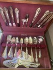 1881 Rogers Oneida Silverplate Flatware Set 1959 Flirtation 55pc Service For 8