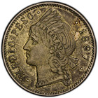 Dominican Republic 1 2 Peso 1897 A  Pcgs Xf 40 Ef  Deep Tone   Scarce  A4