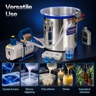 5 Gallon Acrylic Vacuum Chamber 3 5 Cfm Pump Epoxy Resin Degassing Pot 304 Ss Xl