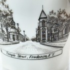 Fredonia Ny New York Souvenir Temple Street Porcelain Trinket Creamer