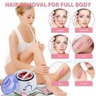Waxing Kit Wax Heater Warmer Pot Machine Depilatory Wax Beans Body Hair Removal 