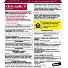 4 Month K9 Advantix Ii Red For Large Dogs  21-55 Lbs 