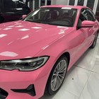 5ft X 50ft Full Roll Diy Pet Car Wrap Vinyl Light Pink Air Release Bubble Free