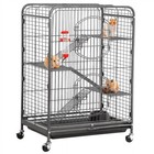4-tier Rolling Metal Cage Small Pets Rabbit Chinchilla Ferret Guinea Pig Rat New