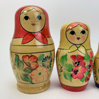 Vintage Russian Nesting Dolls Set Of 9 Hand Painted Signed Made In Ussr - Read