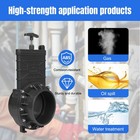 6 Inch Pvc Gate Valve Socket X Socket Connection Upvc Waste Sewer Valve Usa