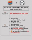 Stray Kids This   That Mini Album Fans Ver qr 24sticker photo Card Set pob gift