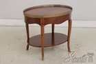 L74273  Baker Oval Mahogany 2 Tier Occasional Table