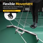 Tennis Court Squeegee With Wheels Rustproof Floor Water Sweeper Remover Pusher