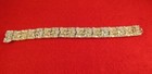 Mens 14 Kt Gold Plated 7 8 or9 Inch Heavy Nugget Bracelet 5 8ths Inch Wide -200