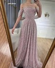 Prom Dresses Luxury Women Evening Dresses Line Elegant Gown Wedding Party Dress