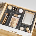 15 Pcs Clear Plastic Drawer Organizer Set  4-size Acrylic Drawer Storage Trays 