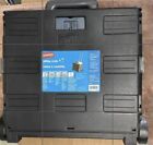 Staples Plastic poly Mobile Utility Cart With Dual Wheel Black  New  ships Free 