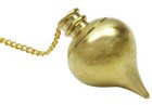 Brass Dowsing Pendulum Gold Pendulum For Divination And Chakra Healing Free Ship