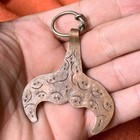 Ancient Viking Bronze Rare Amulet Beautiful Engraved Authentic Stunning