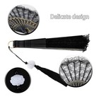 Foldable Lace Fan Handheld Chinese Vintage Style Hand Held Folding Fans For P   