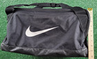 Nike Medium Black Training Duffel Gym Bag  just Do It  Spelled-out  On Bottom