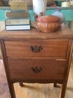 Vintage Sewing Table Cabinet End Table