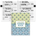 Large Print Address Book 56 Pages 7    X 8 5    Spiral Bound Soft Cover Organizer