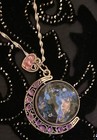 Double Sided Custom Made Stevie Nicks Cabochon Pendant Necklace Crescent Moon