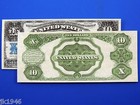 Reproduction  10 1908 Silver Us Paper Money Currency Copy