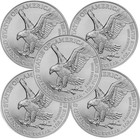 Lot Of 5 - 2026 1 Oz  999 Fine Silver American Eagle  1 Coin Bu