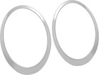  Headlight Bezel Headlamp Trim Ring Compatible With 2007-2015 Mini Pair Silvery