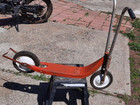 Vintage Early Model Radio Line Kids 2 Wheel Scooter Kick Scooter