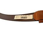 Vintage Nautica Mens Tan Genuine Leather Belt Size 38 Nos Nautical 93255t