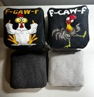 F-caw-f Regulation Size Cornhole Pro Bags Stick N Slide Set Of 8