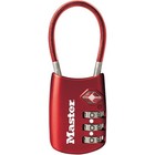 Tsa Approved Travel Luggage Lock Combination Metal Cable Durable Security Lock