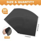 Colored Vellum Paper  60 Sheet Black 8 5  X 11  Printable Vellum Paper