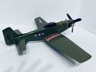 Cox Airplane P-51 Mustang Gas Engine Powered Vintage Model Kit Parts As Is