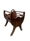 Vintage Canterbury Cherry Wood Magazine Rack