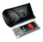 Ray Ban Sunglasses Chromance X Large Black Leather Case With Belt Loop Genuine