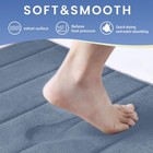 3pc Soft Mat Non-slip Toilet Bathroom Rug Sets Memory Foam Extra Absorbent