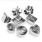 24pcs set Stainless Steel Fondant Cake Pastry Biscuit Cookie Cutter Sugarcraft