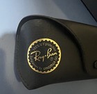 New Ray Band Leather Sunglasses   Eyeglasses Case W  Cleaning Cloth And Gift Box