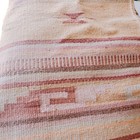 Vtg Mexican Saddle Blanket Rug 56x29 Pastel Stripes Rodeocore Decor Southwestern