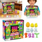 Needoh Easter Golden Egg Hunt Mystery  10 Squishy Surprises   Toy Gift New
