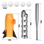 Sports Pop Rocket Baseball Hitting Training Aid Pitching Machine Toys Kids Gifts