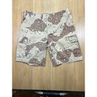 Vintage Chocolate Chip Desert Camo Cargo Shorts Mens Medium Made In Usa 6 Color