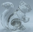 Bohemia 24  Lead Crystal Squirrel Figurine Handmade In Czech Republic New Heavy