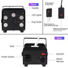 550w Smoke Machine Party Fog Mist Dj Stage Effect Rgb Light Remote Control