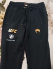 Authentic Women s Ufc Venum Fight Night Walkout Jogger Pants  Xs Black Gold New