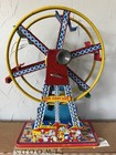 J  Chein   Company Vintage Tin Wind-up Ferris Wheel Toy  the Giant Ride 